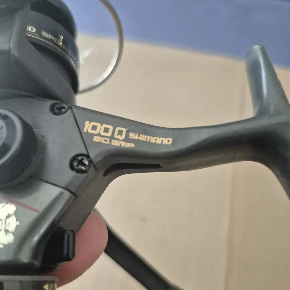 Shimano Vintage Spinning Reel AX 100Q Rear Drag Used Fishing